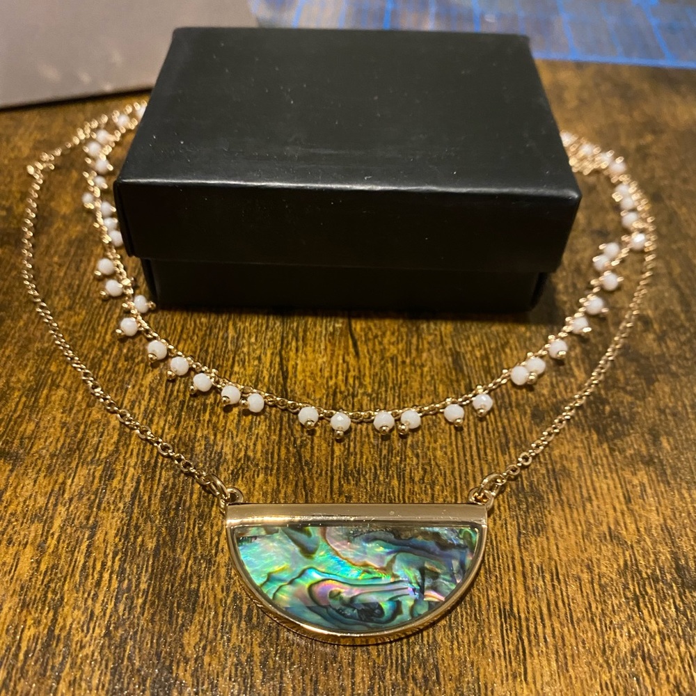 Modern Abalone necklace